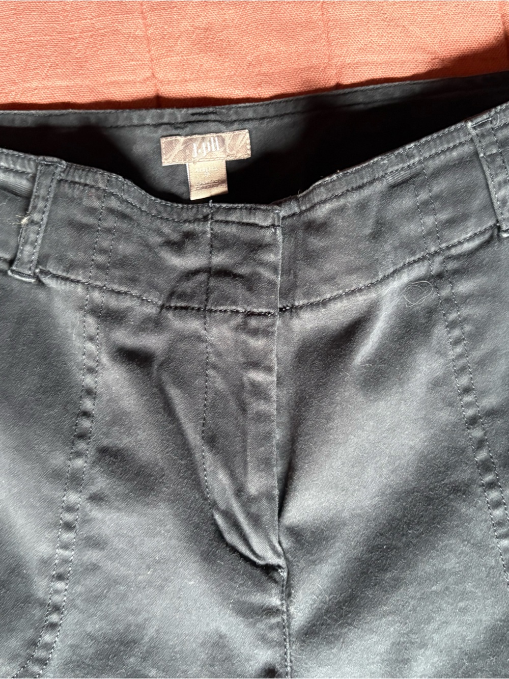 J. Jill Black Cargo Shorts- Size 8- Cotton Shorts - Picture 5 of 12